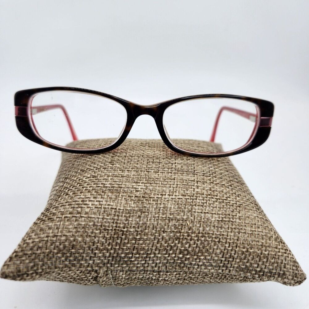 Lilly Pulitzer Girl's Reeve Eyeglasses Frame Red Floral Rectangle 47-15-125